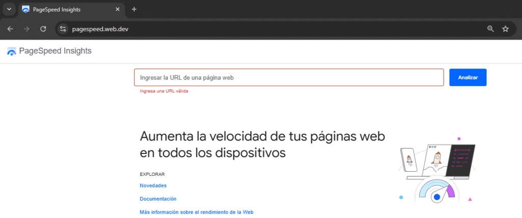 page speed insight
